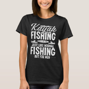 Camiseta Pesca en kayak para hombres pescador de kayak kaya