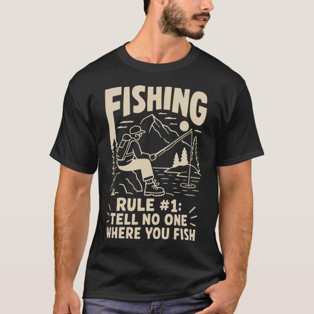 Camiseta Pesca en la orilla (Anverso)
