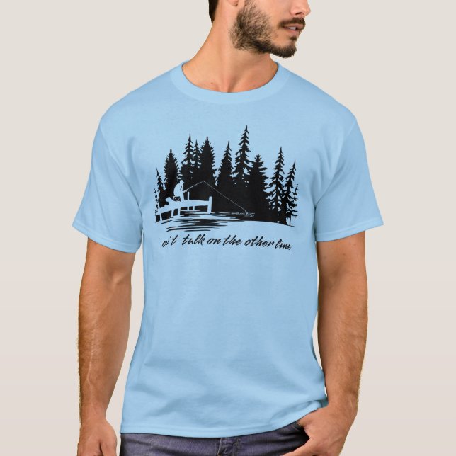 Camiseta Pesca En la otra línea (Anverso)