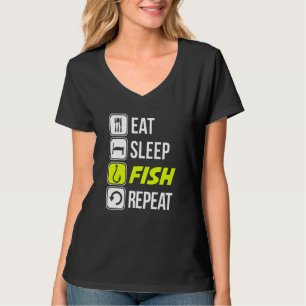 Camiseta Pesca en lago Vida de pescadores Pescador atrapa