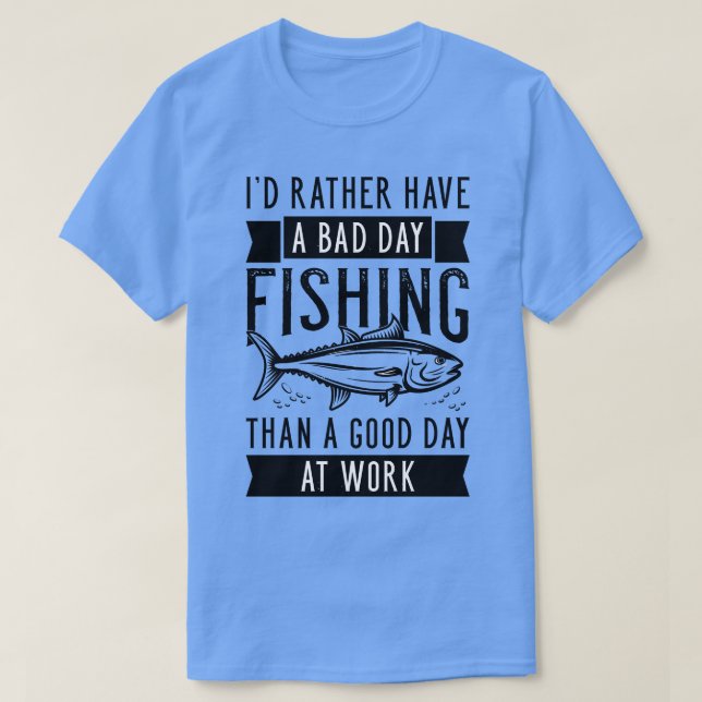 Camiseta Pesca en mal día 2 (Diseño del anverso)