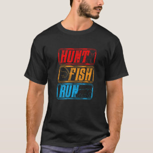 Camiseta Pesca en temporada de caza de pescadores