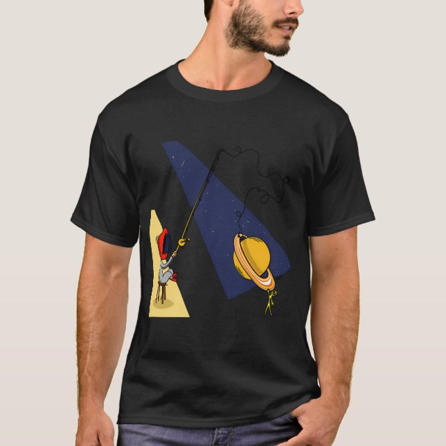 Camiseta Pesca espacial (Anverso)