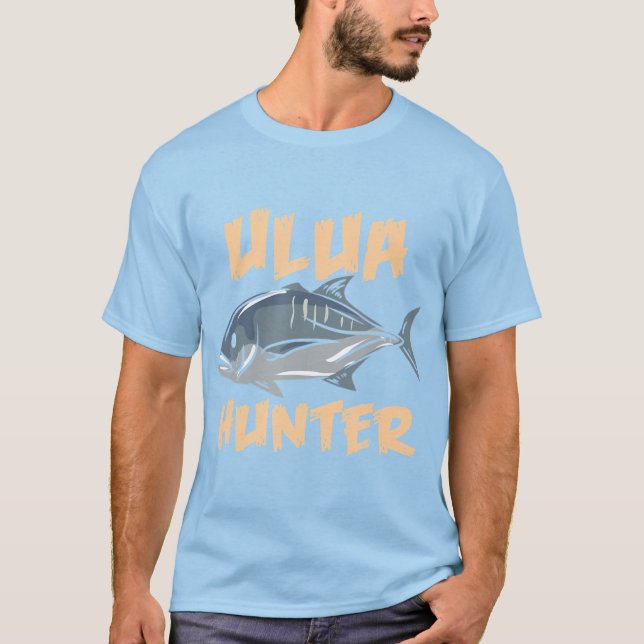 Camiseta Pesca gigante de pescado crudo Ulua Hunter (Anverso)
