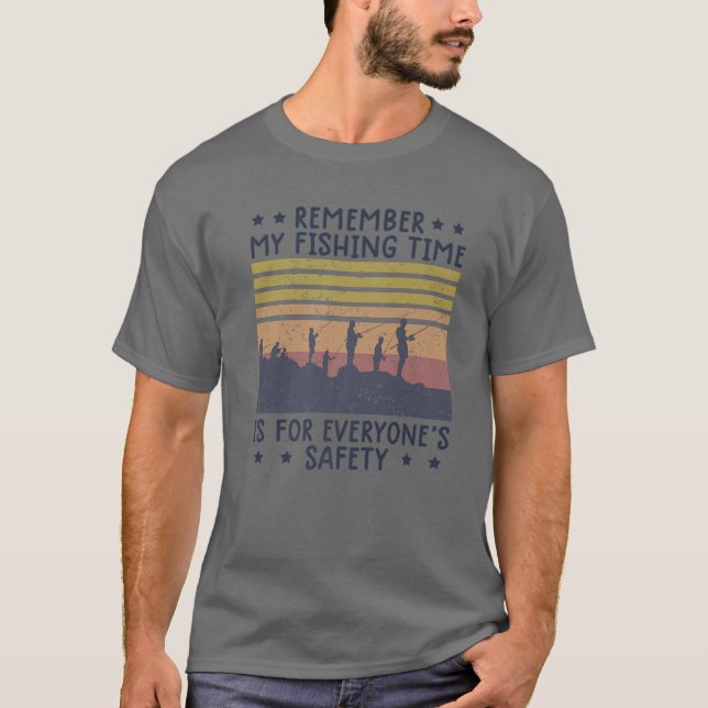 Camiseta Pesca Graciosa Para Hombres Pescadores (Anverso)
