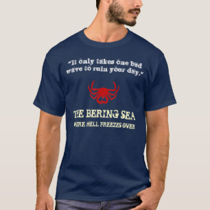 Camiseta Pesca holandesa del cangrejo del mar de Bering del