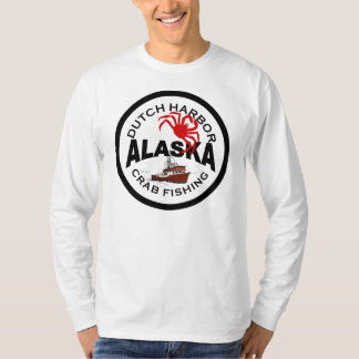 Camiseta Pesca holandesa del cangrejo del puerto