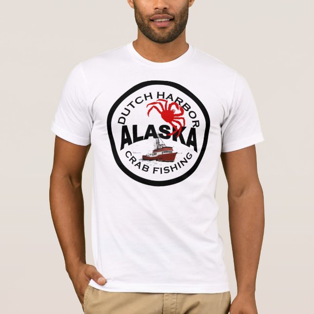 Camiseta Pesca holandesa del cangrejo del puerto (Anverso)
