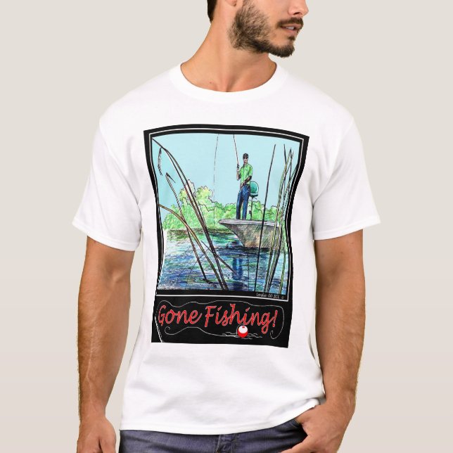 Camiseta ¡Pesca ida! (Anverso)