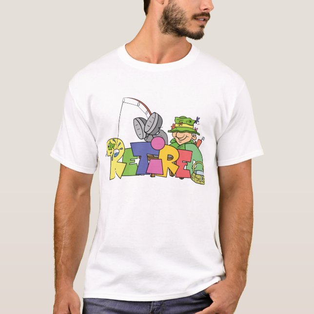 Camiseta Pesca ida jubilada (Anverso)
