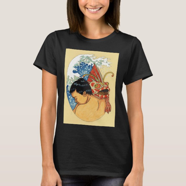Camiseta Pesca Idiota (Anverso)