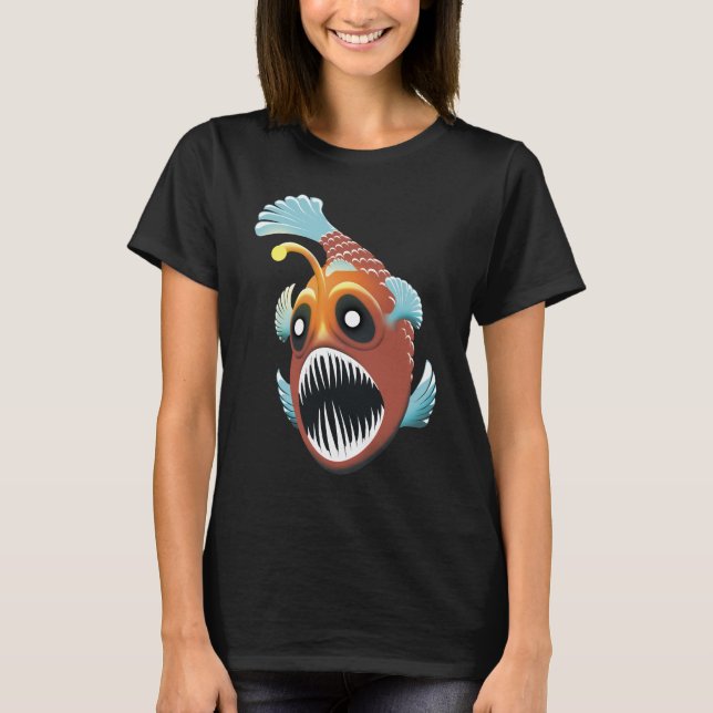 Camiseta Pesca marina profunda (Anverso)