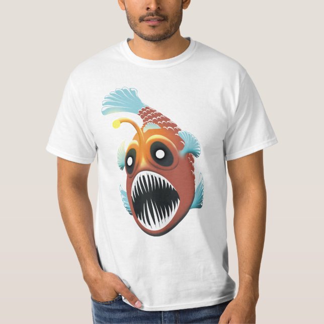 Camiseta Pesca marina profunda (Anverso)
