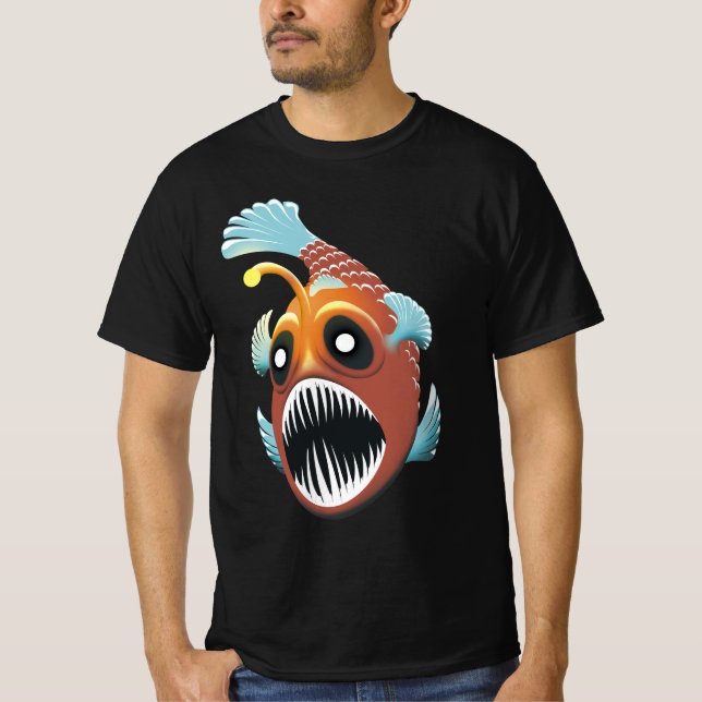 Camiseta Pesca marina profunda (Anverso)