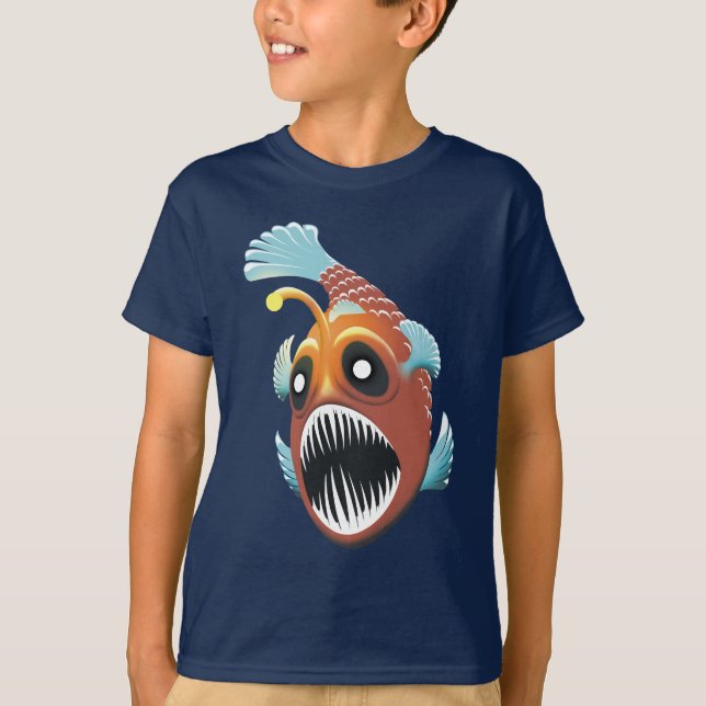 Camiseta Pesca marina profunda (Anverso)
