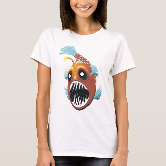 Camiseta Pesca marina profunda (Anverso)