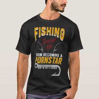 Camiseta Pesca me salvó un regalo divertido mejor para pesc