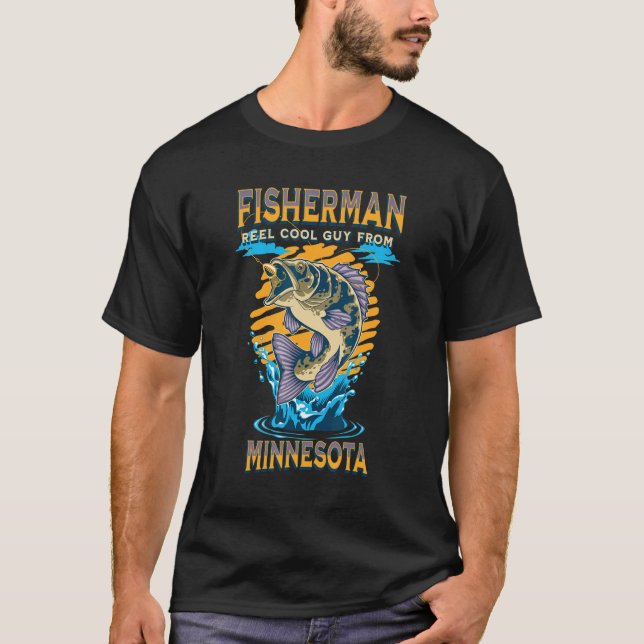 Camiseta Pesca Minnesota Reel Guay Guy from Outfish (Anverso)