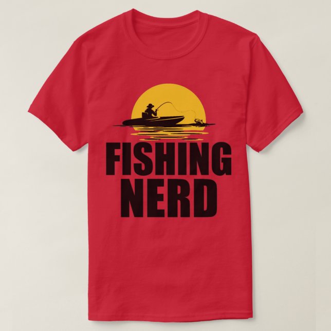 Camiseta Pesca Nerd Angel Nerd (Diseño del anverso)