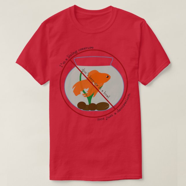 Camiseta Pesca, no una decoración (Diseño del anverso)