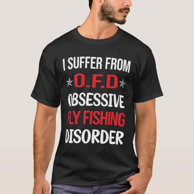 Camiseta Pesca obsesiva con mosca (Anverso)