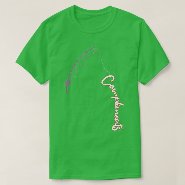 Camiseta Pesca para halagos blancos (Diseño del anverso)
