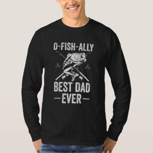 Camiseta Pesca Para Hombres Padre Pescador Mejor Papá Jamás