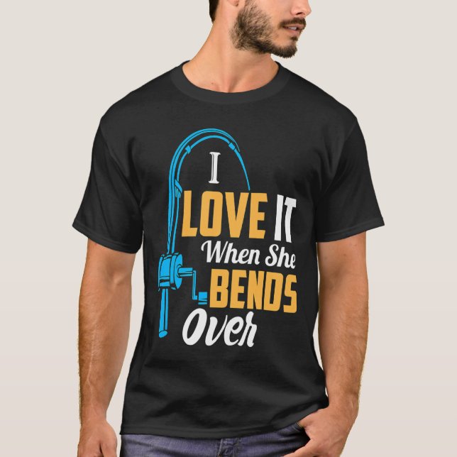 Camiseta Pesca Para Hombres Que Me Encanta Cuando Se Apreci (Anverso)