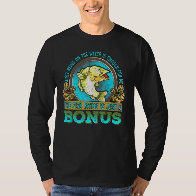 Camiseta Pesca Para Pescadores De Juego Con Palabras (Anverso)