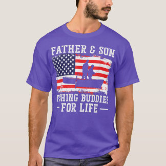 Camiseta Pesca Patriótica Ee.Uu. Bandera Estadounidense Bud