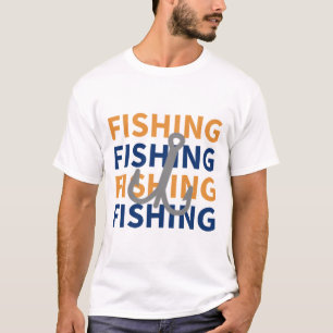 Camiseta Pesca, pesca, pesca, pesca - Regalo de pesca