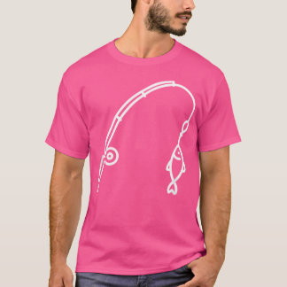 Camiseta Pesca Pescado Pescado Lago Rod Angler Pesca Cl