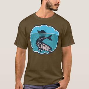 Camiseta Pesca Pescado Pescado Lago Rod Angler Pesca Cl