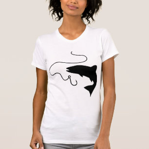 Camiseta Pesca, pescado y gancho