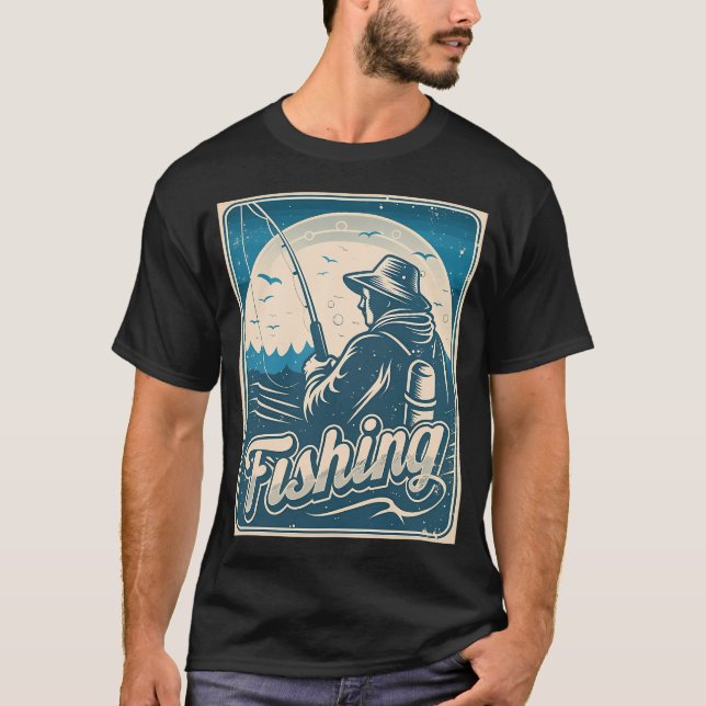 Camiseta Pesca - Pescador (Anverso)