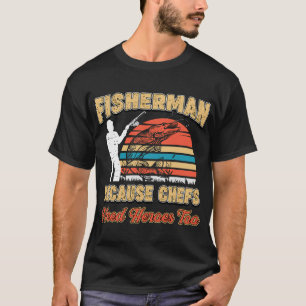 Camiseta Pesca, pescador, agua dulce, caña de pescar