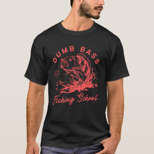 Camiseta Pesca Pescador de la Escuela de Pesca de Bass