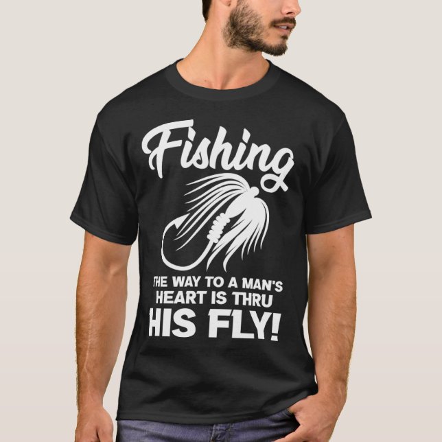 Camiseta Pesca Pescador Pesca con Mosca (Anverso)