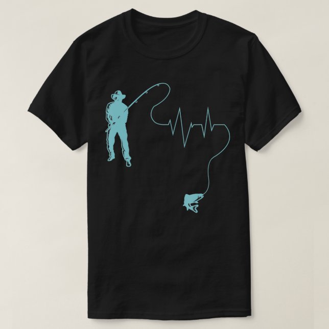 Camiseta Pesca Pescador Pescado Vestido de pesca (Diseño del anverso)