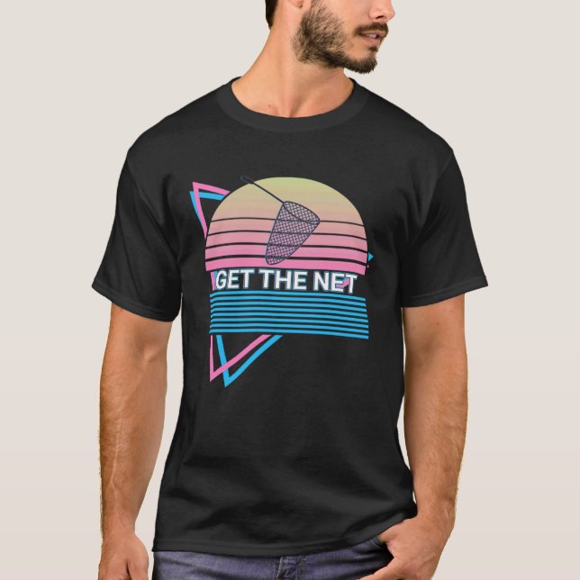 Camiseta Pesca Retro Consigue La Red (Anverso)