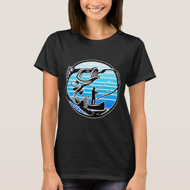 Camiseta Pesca retro de atún (Anverso)