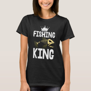 Camiseta Pesca Rey Tee Skeleton Fish Bone Tees Sharp Tee