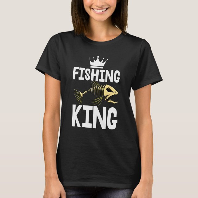 Camiseta Pesca Rey Tee Skeleton Fish Bone Tees Sharp Tee (Anverso)