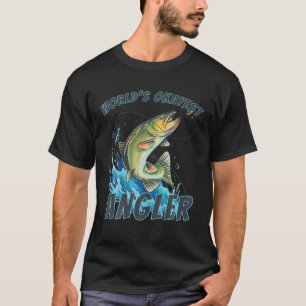 Camiseta Pesca Sarcástica De Los Anglóbulos Más Okayer Del
