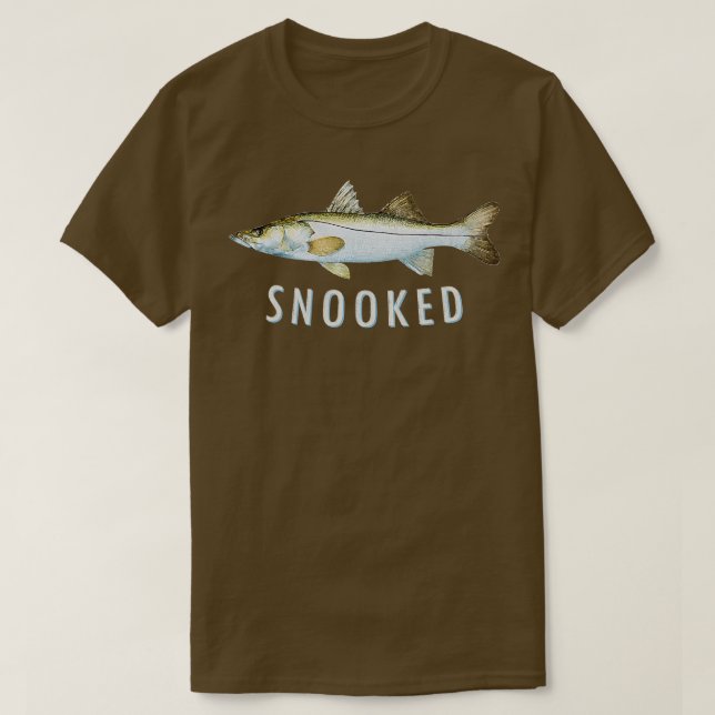 Camiseta Pesca Snook Saltwater Pescado de Snook (Diseño del anverso)