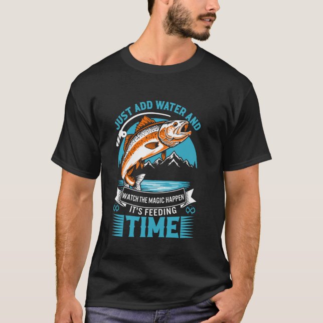 Camiseta Pesca Solo Añade Agua (Anverso)