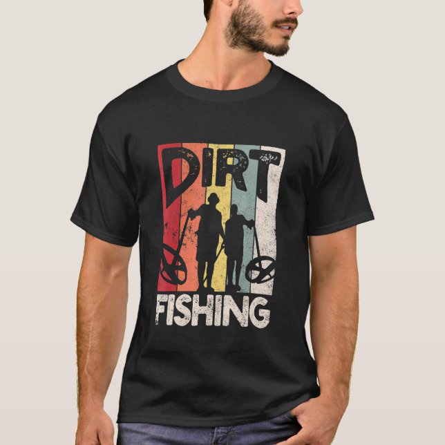 Camiseta Pesca sucia: tesoro de playa que detecta el destin (Anverso)
