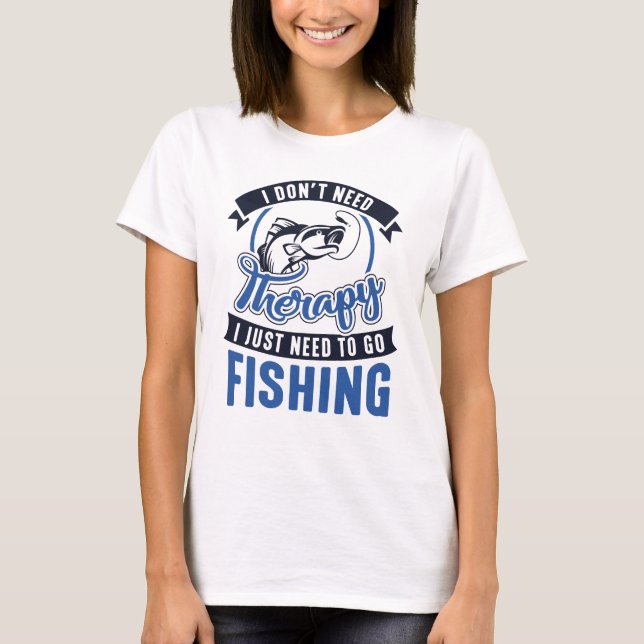 Camiseta Pesca Terapia (Anverso)