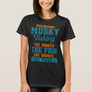 Camiseta Pesca turca cuanto más grande es el pescado más gr