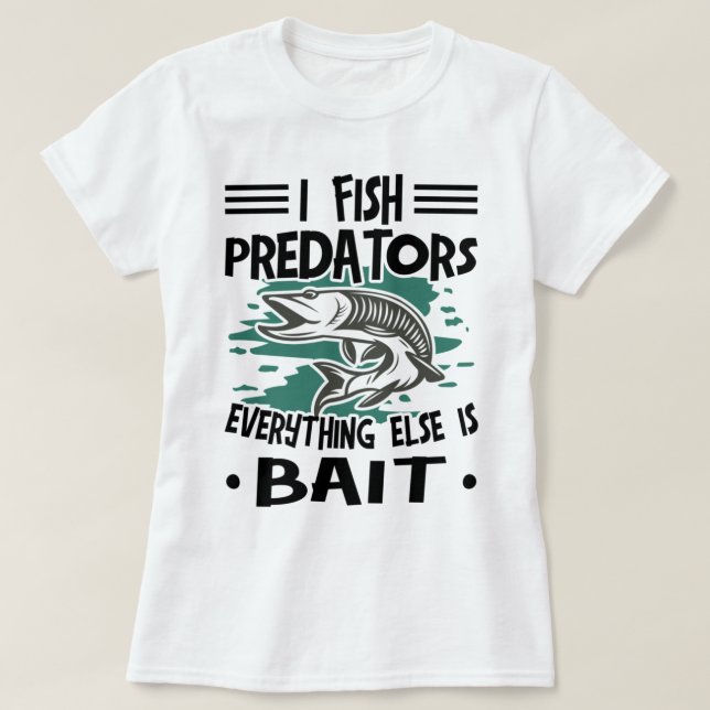 Camiseta Pesca turca I Pescadores Predadores Pike Fish_728 (Diseño del anverso)